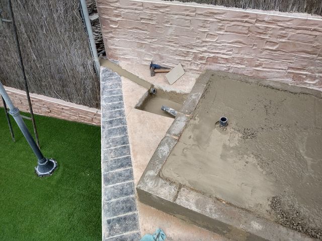 Baño para exterior terminado en su totalidad