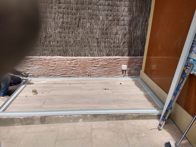 Baño para exterior terminado en su totalidad