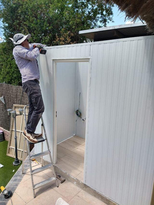Baño para exterior terminado en su totalidad