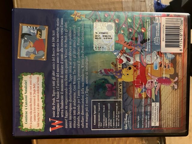 Dvd buon anno con winnie the pooh