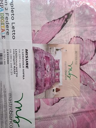 Lenzuola matrimoniali cotone policotone