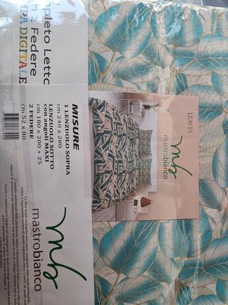 Lenzuola matrimoniali cotone policotone