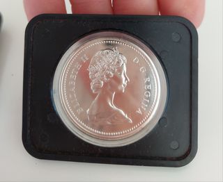 Moneda plata dollar Canada