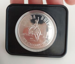 Moneda plata dollar Canada