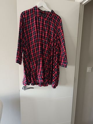 Camisa larga estilo camisola