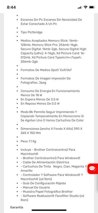 Impresora DCP 197C, despiece o quien sepa arreglar