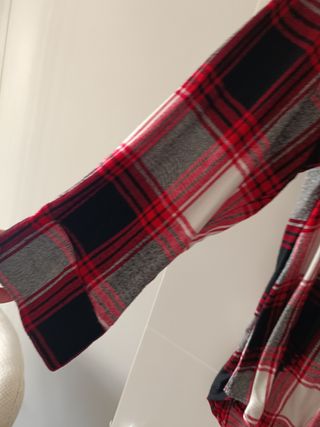 Camisa larga de zara