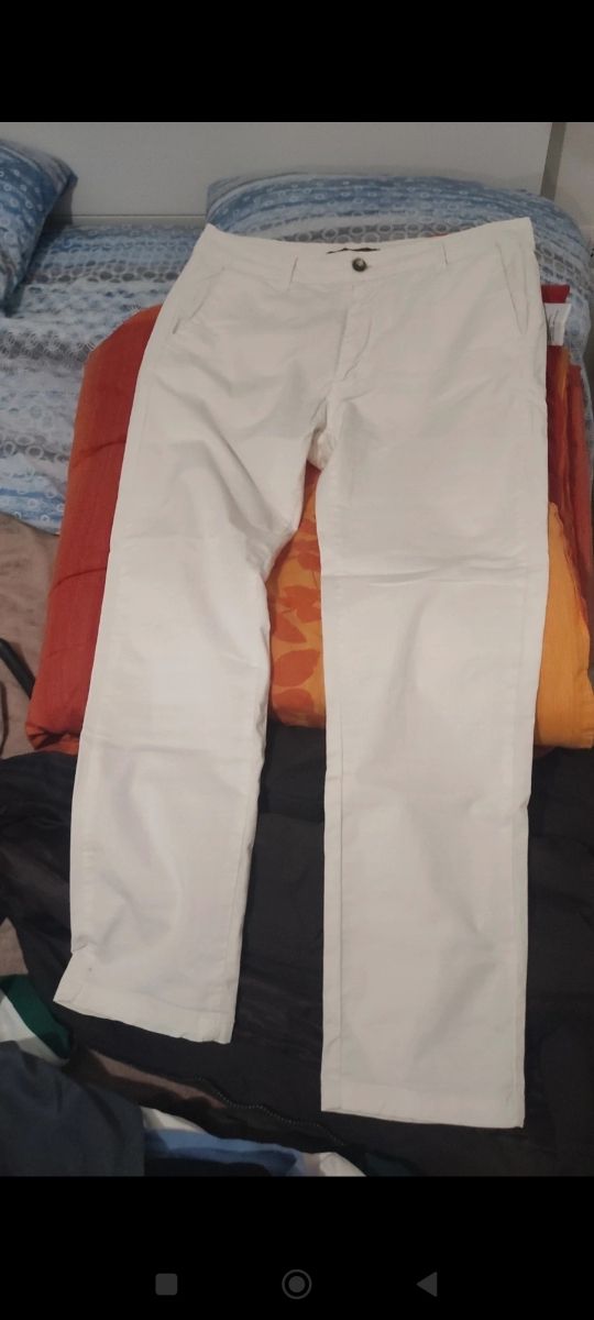 Pantalone bianco uomo