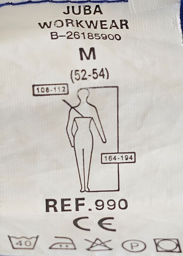 CHAQUETA TRABAJO JUBA