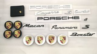 LLAVERO CUERO NEGRO TRENZADO PORSCHE