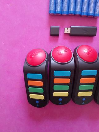 4 MANDOS BUZZ INALÁMBRICOS PS3 Y PS2