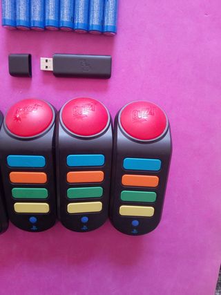 4 MANDOS BUZZ INALÁMBRICOS PS3 Y PS2