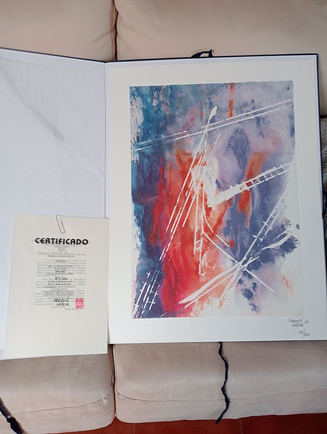 CUADRO CON CERTIFICADO DE AUTOR