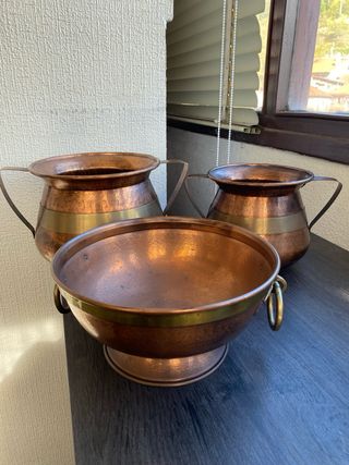 Cazuelas de cobre NUEVAS