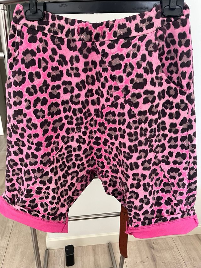 Bermuda baggi animal print algodon