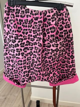 Bermuda baggi animal print algodon