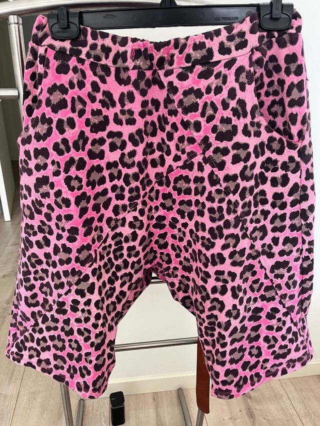 Bermuda baggi animal print algodon