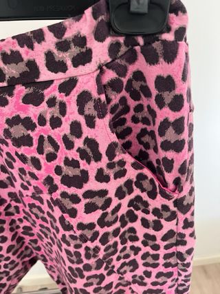 Bermuda baggi animal print algodon