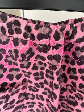 Bermuda baggi animal print algodon