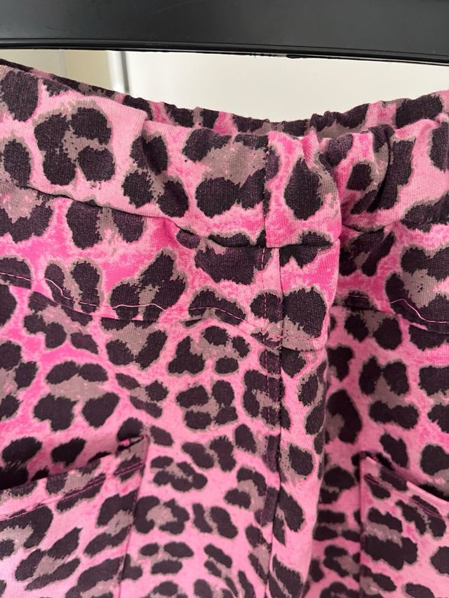 Bermuda baggi animal print algodon