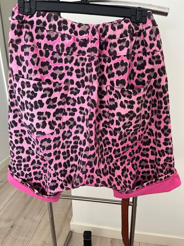 Bermuda baggi animal print algodon