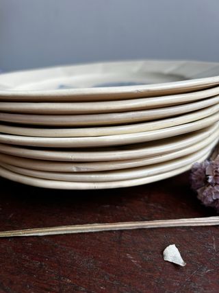Platos de postre de loza Digoin Sarreguemines