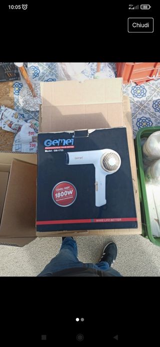 Asciuga capelli 1800w