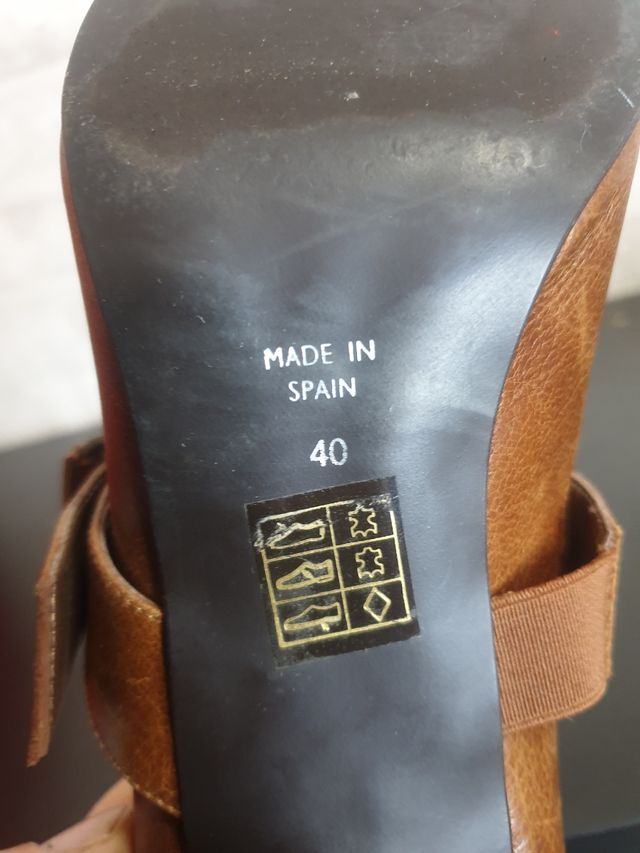 Zapatos tacon mujer talla 40 Fosco