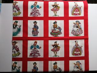 Stoffa Pannello Costumi del Mondo