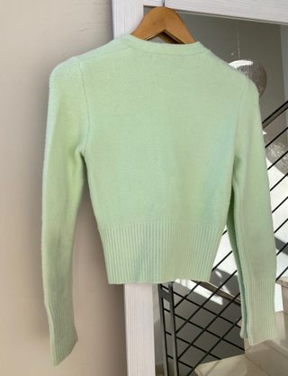 Cárdigan Suave Verde Menta Zara