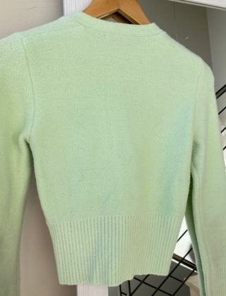 Cárdigan Suave Verde Menta Zara