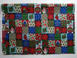 Stoffa Natalizia Multicolore