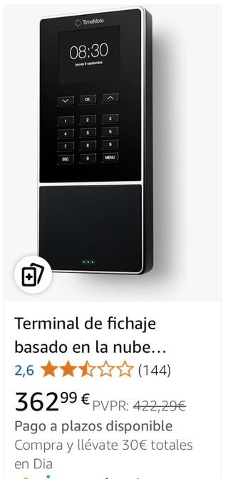 Controlador de presencia safescan