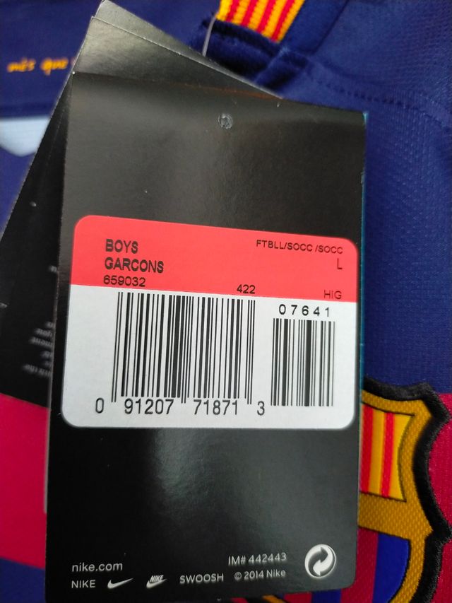 Camiseta Barça niño