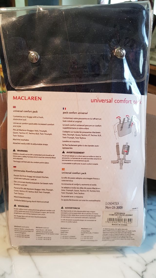 Pack confort para sillita paseo McLaren