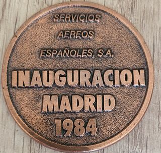 MEDALLA CONMEMORATIVA SAE,SA