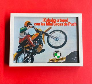 PUCH MINI CROSS cuadro cartel poster coleccion