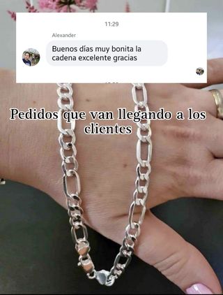 Cadena Plata de Ley Unisex