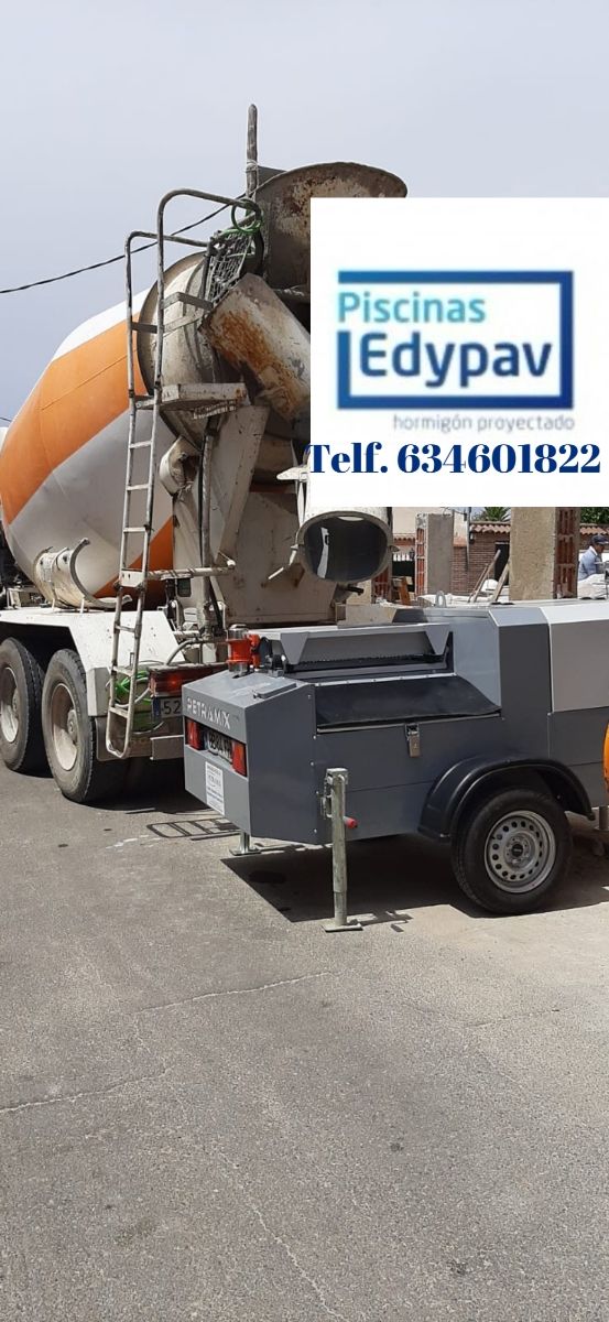 Alquiler gunitadora// Proyectado Piscina