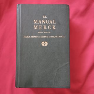 EL MANUAL MERCK SEXTA EDICIÓN 1981