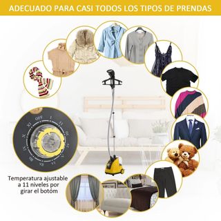 Plancha de vapor vertical. Centro de planchado