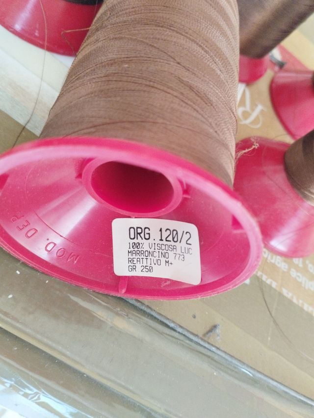 Stock 13 coni filato viscosa