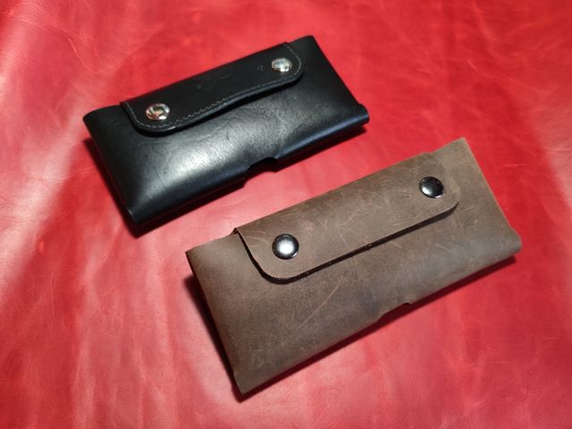 Funda cuero para teléfono móvil