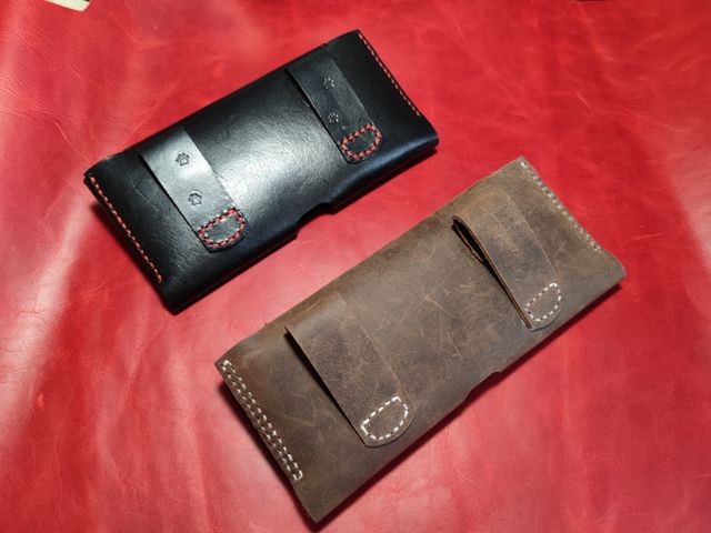 Funda cuero para teléfono móvil