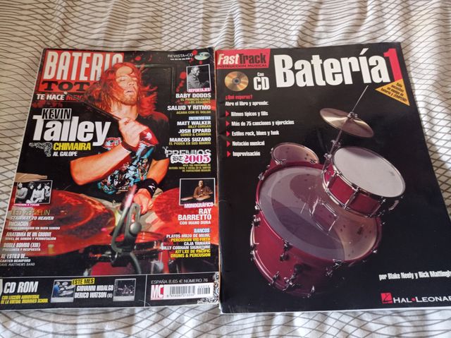 cds y revistas bateria total