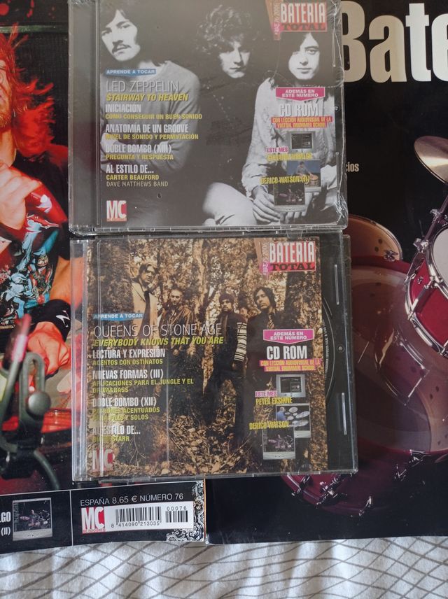 cds y revistas bateria total