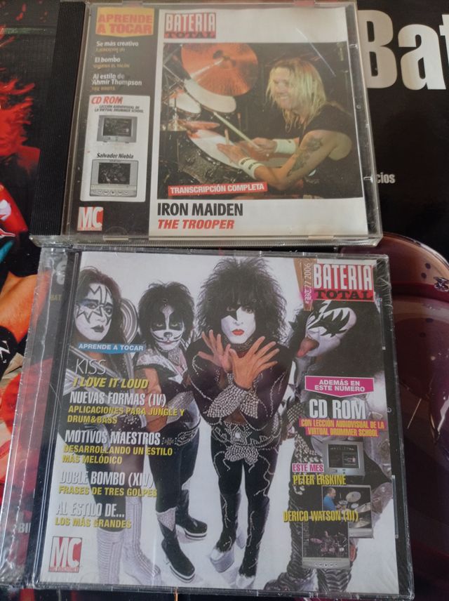 cds y revistas bateria total