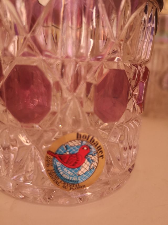 Vasos cristal bohemia