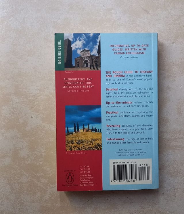 Guida turistica Tuscany & Umbria engli