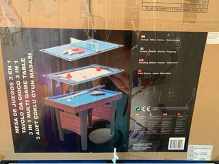 Mesa de juegos 3 en 1